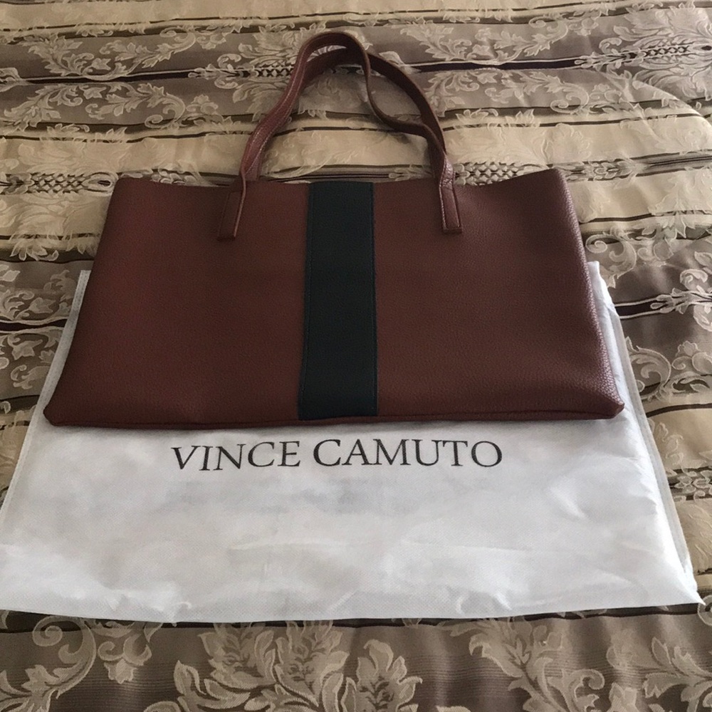 Vince Camuto Brown/Black Tote Bag